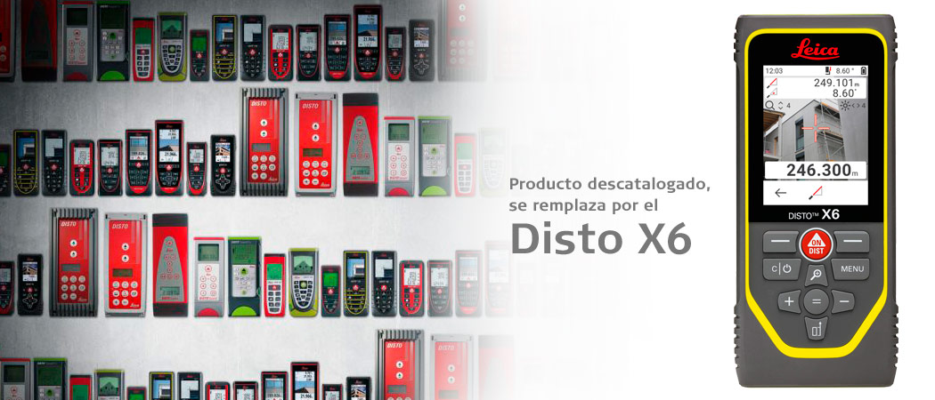 Producto descatalogado, se remplaza por el Disto X6